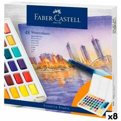 Akvarelinių dažų rinkinys Faber-Castell Creative Studio, 8 vnt kaina ir informacija | Piešimo, tapybos, lipdymo reikmenys | pigu.lt