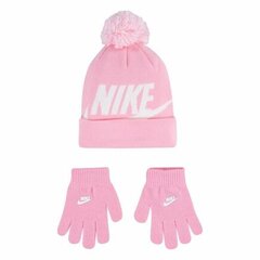 Шапка с перчатками Nike Swoosh Розовый 12151827 цена и информация | Женские шапки | pigu.lt