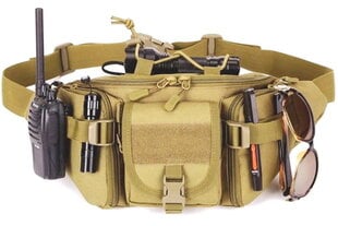Karinis taktinis juosmens krepšys T28, rudas kaina ir informacija | Kuprinės ir krepšiai | pigu.lt
