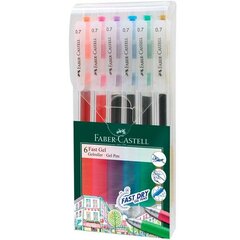 Rašiklių rinkinys Faber-Castell Roller Fast, 6 spalvos, 20 vnt. kaina ir informacija | Rašymo priemonės | pigu.lt