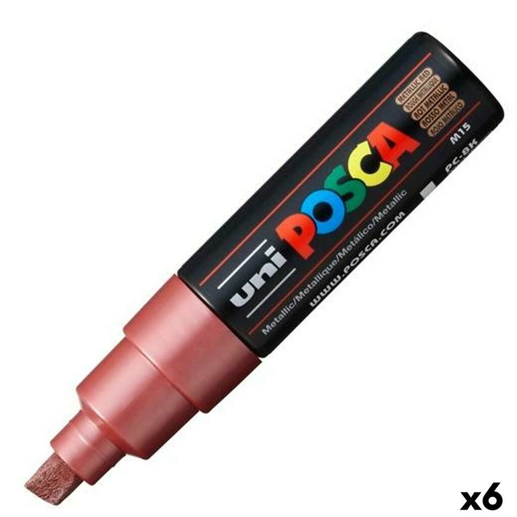 Žymeklis Posca PC-8K, 6 vnt цена и информация | Piešimo, tapybos, lipdymo reikmenys | pigu.lt