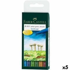 Набор маркеров Faber-Castell Pitt Artist Landscape цена и информация | Письменные принадлежности | pigu.lt