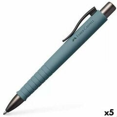 Tušinukas Faber-Castell Poly Ball XB, pilkas, 5 vnt kaina ir informacija | Rašymo priemonės | pigu.lt