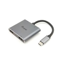 USB šakotuvas Equip 133484 Pilka kaina ir informacija | Adapteriai, USB šakotuvai | pigu.lt