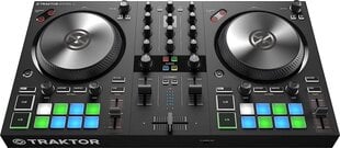 Трактор Native Instruments Tractor Kontrol S2 MK3 2-канальный DJ Controller, 16 Pads, интегрированная звуковая карта, трактор на 3 цена и информация | DJ пульты | pigu.lt