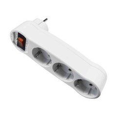 Socket extender EDM Тройной 250 V 16 A термопласт цена и информация | Выключатели, розетки | pigu.lt