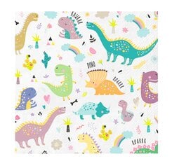 Popierinės servetėlės Dinozaurai, ​​33 x 33 cm kaina ir informacija | Vienkartiniai indai šventėms | pigu.lt