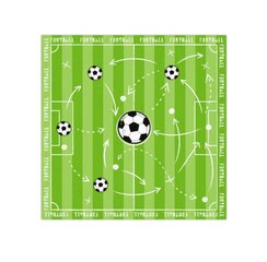 Popierinės servetėlės Futbolas, ​​33 x 33 cm, 10 vnt. kaina ir informacija | Vienkartiniai indai šventėms | pigu.lt