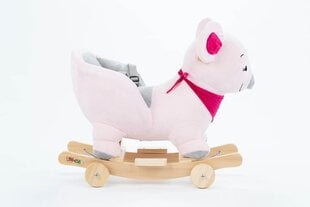 Мягкая игрушка-качалка Мышь, розовый цена и информация | Игрушки для малышей | pigu.lt