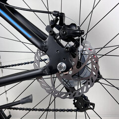 Kalnų dviratis Esperia 27.5" Draco 7300 Alu 46 24V TY300 juodas/mėlynas/raudonas kaina ir informacija | Dviračiai | pigu.lt