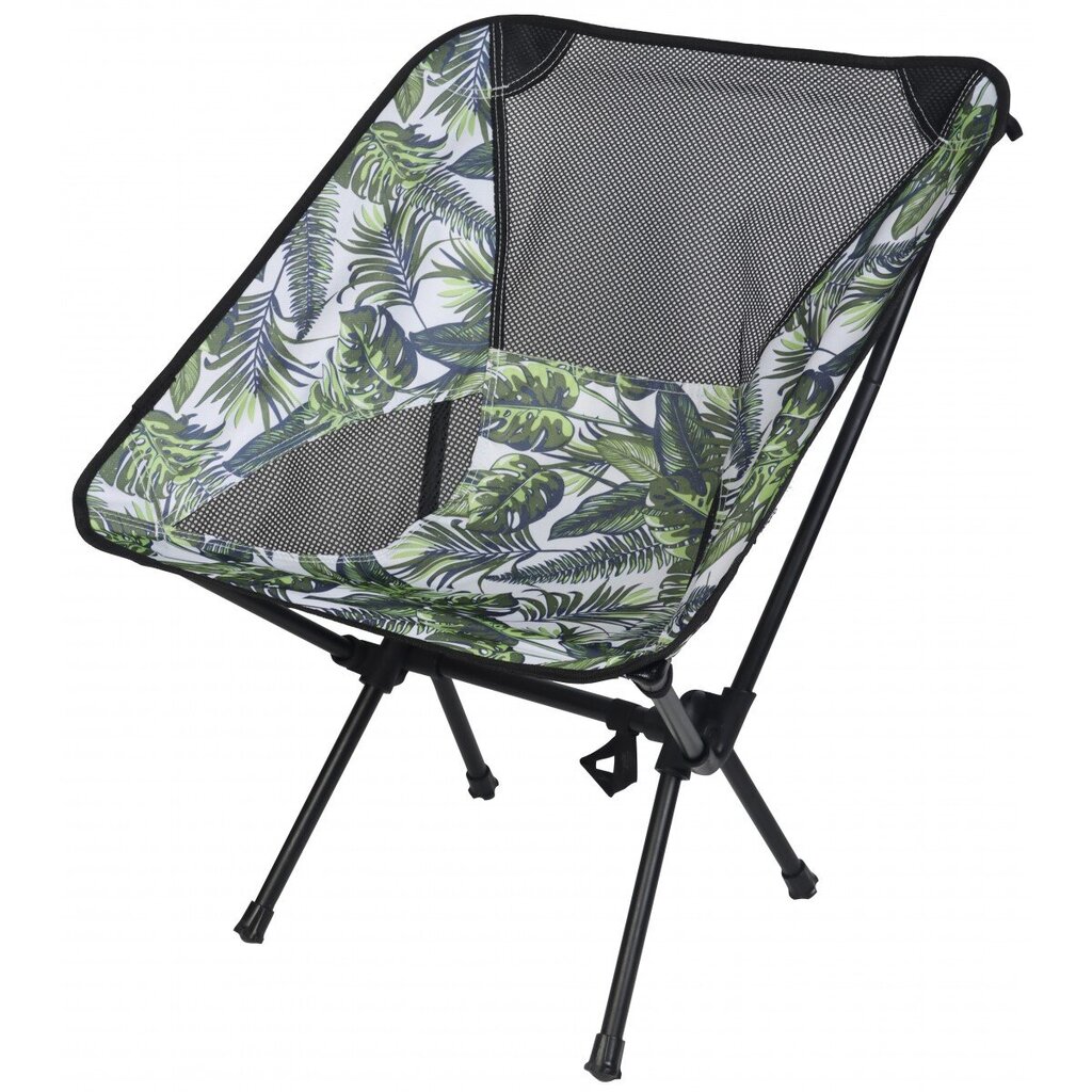 Turistinė kėdė Enero Camp Jungle Light, 58x52x64 cm, šviesiai žalia kaina ir informacija | Turistiniai baldai | pigu.lt