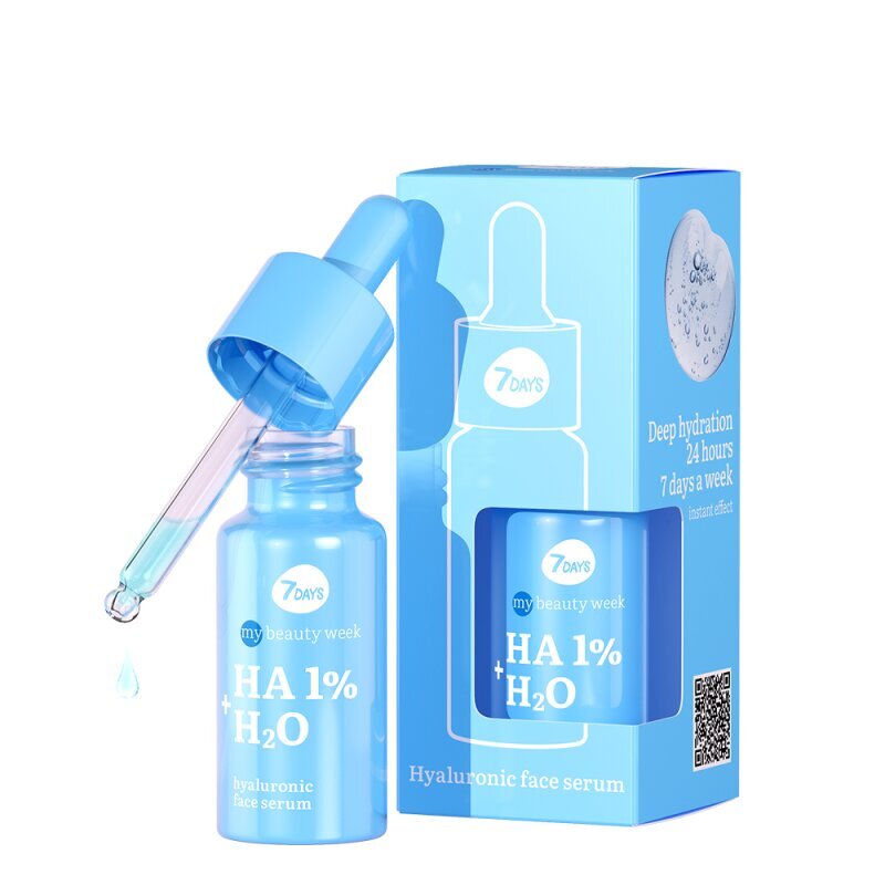 Veido serumas 7 Days HA H2O Hyaluronic, 20 ml kaina ir informacija | Veido aliejai, serumai | pigu.lt