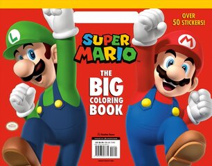 Super Mario: The Big Coloring Book (Nintendo): The Big Coloring Book CLR CSM ST цена и информация | Книги для подростков и молодежи | pigu.lt