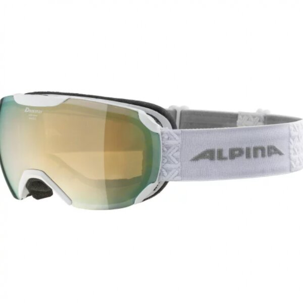 Slidinėjimo akiniai Alpina Pheos S Q-Lite, balti kaina ir informacija | Slidinėjimo akiniai | pigu.lt