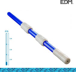 Телескопическая ручка EDM 3,6 m цена и информация | Аксессуары для бассейнов | pigu.lt