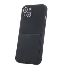 Fusion Card Case прочный силиконовый чехол для Samsung A325 Galaxy A32 4G черный цена и информация | Чехлы для телефонов | pigu.lt