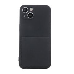 Fusion Card Case прочный силиконовый чехол для Samsung A536 Galaxy A53 5G черный цена и информация | Чехлы для телефонов | pigu.lt