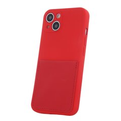 Fusion Card Case прочный силиконовый чехол для Samsung A536 Galaxy A53 5G красный цена и информация | Чехлы для телефонов | pigu.lt