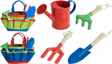 Sodo žaislai Progarden Garden, 5 vnt, įvairių spalvų kaina ir informacija | Vandens, smėlio ir paplūdimio žaislai | pigu.lt