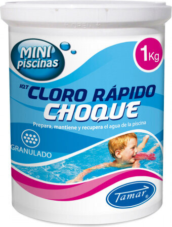 Chloro granulės Tamar, 1 kg kaina ir informacija | Baseinų priežiūros priemonės | pigu.lt