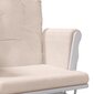 Supama kėdė su pakoja, šviesiai rožinė kaina ir informacija | Svetainės foteliai | pigu.lt