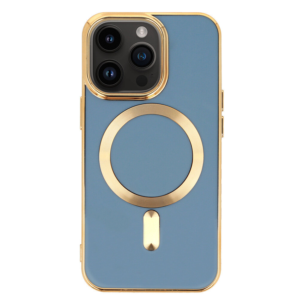 Beauty MagSafe skirtas iPhone 14, mėlynas kaina ir informacija | Telefono dėklai | pigu.lt
