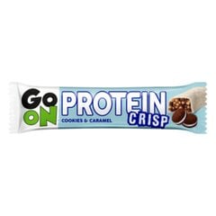 Proteino batonėlis GO ON Crisp Cookies&Caramel, 50 g kaina ir informacija | Batonėliai | pigu.lt