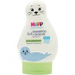 Šampūnas ir dušo želė Hipp Babysanft, 200 ml kaina ir informacija | Kosmetika vaikams ir mamoms | pigu.lt
