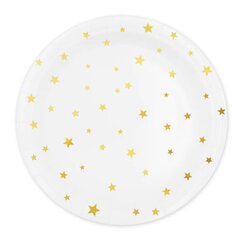 Одноразовые бумажные тарелки Summer party, 23 см, 6 шт, 0062 цена и информация | Праздничная одноразовая посуда | pigu.lt