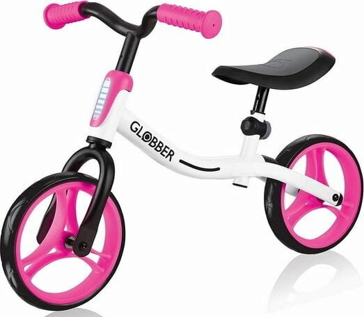 Balansinis dviratukas Globber Go Bike 610262, balta/rožinė kaina ir informacija | Balansiniai dviratukai | pigu.lt