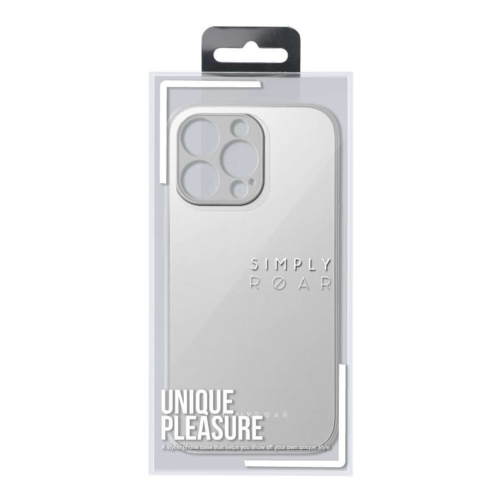 Roar Matte Glass skirtas iPhone 14 Plus, pilkas kaina ir informacija | Telefono dėklai | pigu.lt