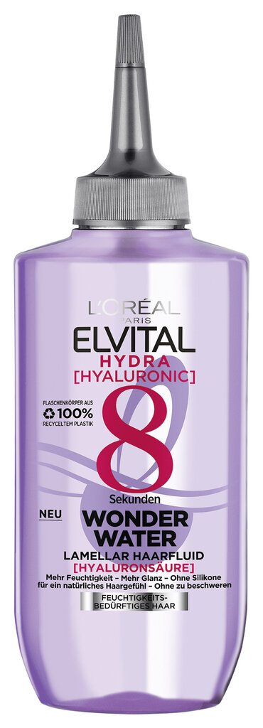 Kondicionierius dehidratuotiems plaukams Evlital Hyaluron Plump Wonder Water, 200 ml цена и информация | Priemonės plaukų stiprinimui | pigu.lt