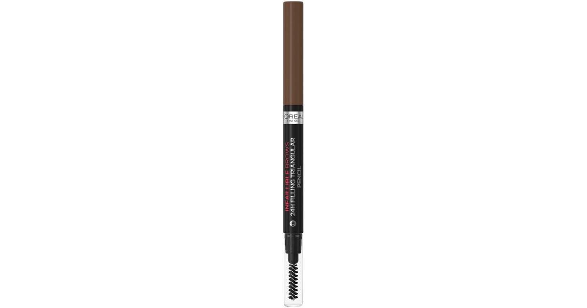 Antakių pieštukas L'Oréal Paris Infaillible Brows 24H Filling Triangular Pencil 5.0 Light Brunette, 1 ml kaina ir informacija | Antakių dažai, pieštukai | pigu.lt