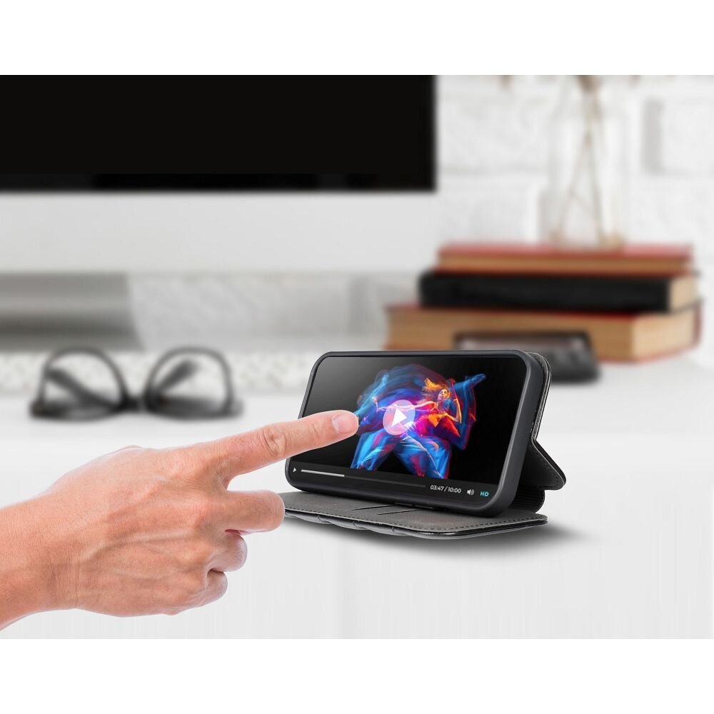 Smart Puffer skirtas Samsung Galaxy S23, juodas kaina ir informacija | Telefono dėklai | pigu.lt