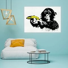 Paveikslas Banksy Beždžionė su bananu kaina ir informacija | Reprodukcijos, paveikslai | pigu.lt