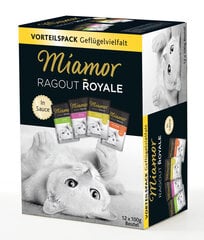 Ragout royale kačių konservų rinkinys su paukštiena, 12x100g kaina ir informacija | Konservai katėms | pigu.lt