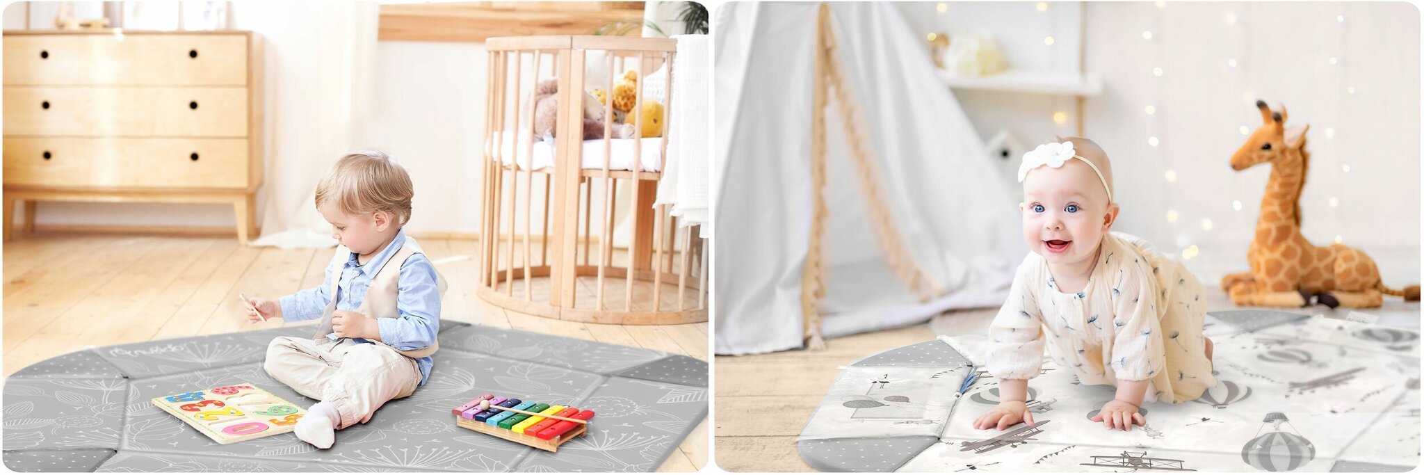 Interaktyvus kilimėlis Nukido Balionai цена и информация | Lavinimo kilimėliai | pigu.lt