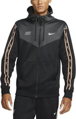 Мужской джемпер Nike Nsw Repeat Sw Pk Fz Hoody DX2025 068/L, черный/серый цена и информация | Мужские толстовки | pigu.lt