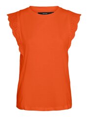 Marškinėliai moterims Vero Moda 10259908*05, oranžiniai kaina ir informacija | Marškinėliai moterims | pigu.lt