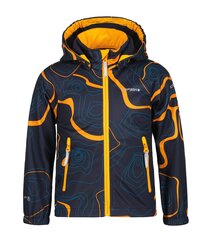 Icepeak детская куртка софтшелл Joice 51869-3*390, тёмно-синий /оранжевый 6438535439707 цена и информация | Куртки для мальчиков | pigu.lt