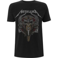 Marškinėliai vyrams Choppers Metallica Viking , juodi kaina ir informacija | Vyriški marškinėliai | pigu.lt