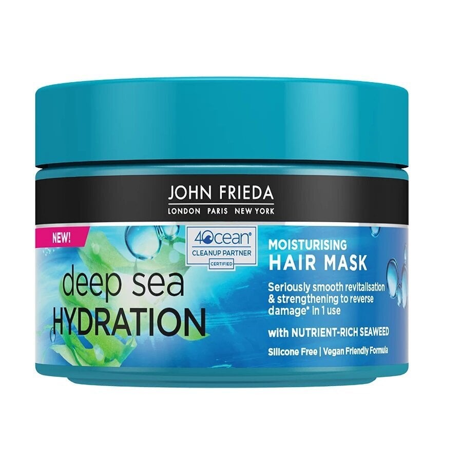 Plaukų kaukė John Frieda Deep Sea Hydration, 250 ml kaina ir informacija | Priemonės plaukų stiprinimui | pigu.lt