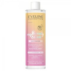 Šviesinantis ir raminantis micelinis vanduo Eveline Cosmetics My Beauty Elixir 400ml kaina ir informacija | Veido prausikliai, valikliai | pigu.lt