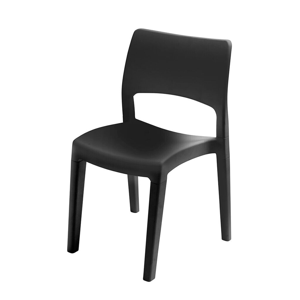 Sodo kėdė Progarden Klik Klak, juoda kaina ir informacija | Lauko kėdės, foteliai, pufai | pigu.lt
