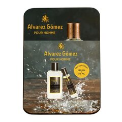 Мужской парфюмерный набор Alvarez Gomez Pour Homme 2 Предметы цена и информация | Мужские духи | pigu.lt