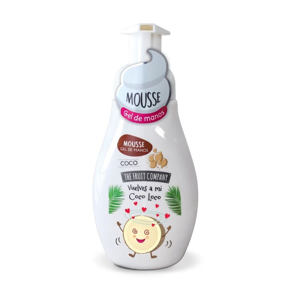 Rankų muilas The Fruit Company Mousse Kokosų, 250 ml kaina ir informacija | Muilai | pigu.lt