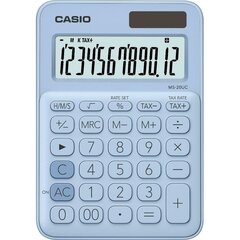 Калькулятор Casio MS-20UC Синий (2,3 x 10,5 x 14,95 cm) цена и информация | Канцелярские товары | pigu.lt