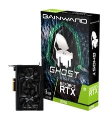 Gainward GeForce RTX 3050 Ghost (NE63050018P1-1070B) kaina ir informacija | Vaizdo plokštės (GPU) | pigu.lt