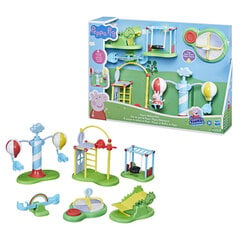 Figūrėlių rinkinys Peppa Pig (Kiaulytė Pepa) Balloon Park Adventure kaina ir informacija | Žaislai mergaitėms | pigu.lt