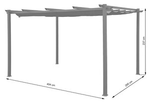 Pavėsinė Pergola Bakio, pilka kaina ir informacija | Pavėsinės | pigu.lt